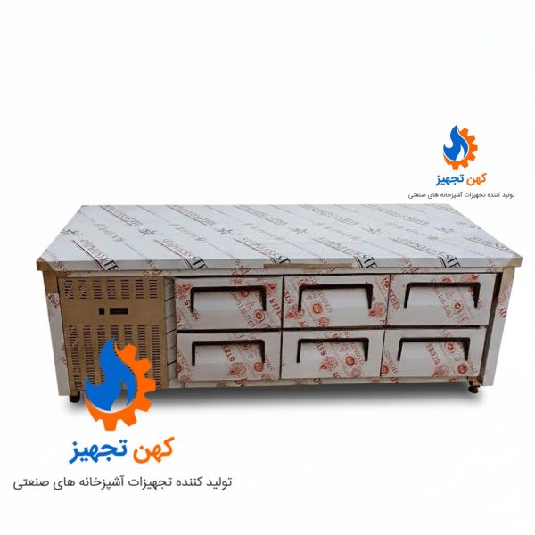 یخچال و فریزر زیر گریل کشویی