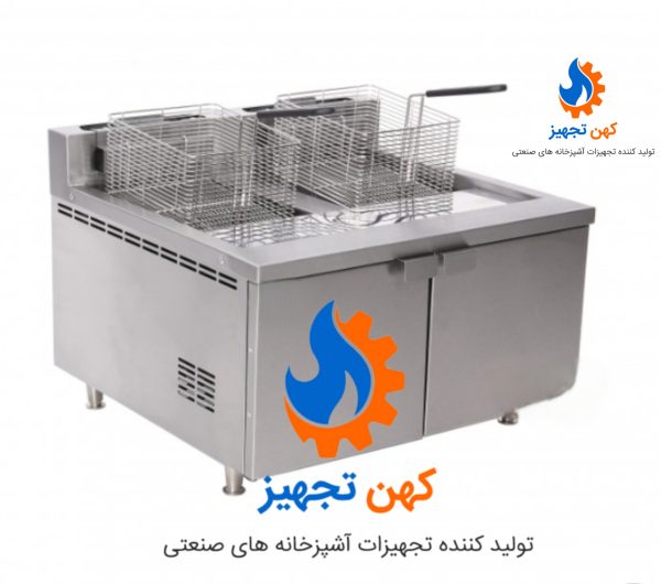 سرخ کن 2 لگن رومیزی