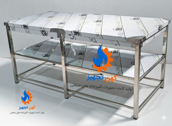میز کار قنادی 190 طبقه دار
