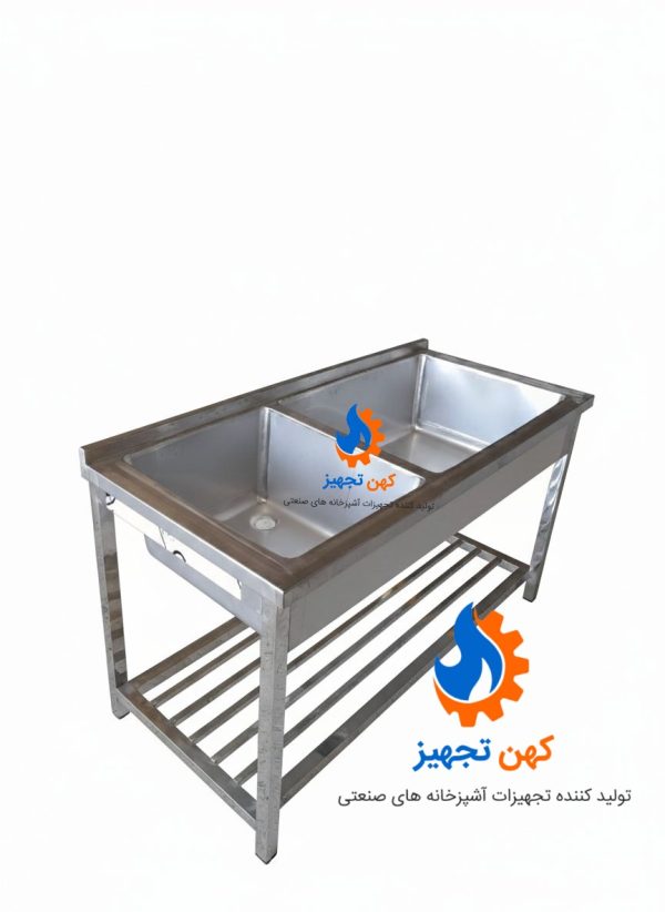 سینک 1 متری دو لگن جوشی خرید به قیمت تولیدی