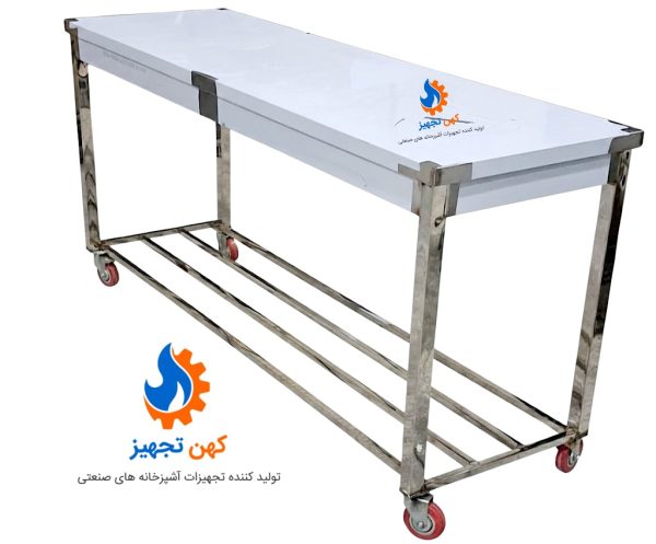 میز کار 190 چرخ دار کهن تجهیز
